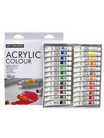 Без бренда «Коробка 24 шт.: Акриловые краски «Две картинки» 24 шт. по 12 мл, проф. пигмент» в Ижевске