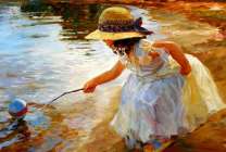 Без бренда «Девочка пытается спасти мяч» в Ижевске в интернет-магазине  Без бренда «Девочка пытается спасти мяч» в Ижевске