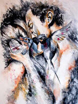 Поцелуй и птички