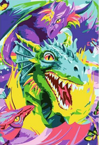 Без бренда «Стая ярких дракончиков» в Ижевске в интернет-магазине  Без бренда «Стая ярких дракончиков» в Ижевске