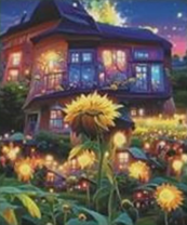 Без бренда «Сказочный домик и поле подсолнухов» в Ижевске в интернет-магазине  Без бренда «Сказочный домик и поле подсолнухов» в Ижевске