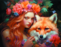 Без бренда «Рыжая девушка и рыжая лисица» в Ижевске в интернет-магазине  Без бренда «Рыжая девушка и рыжая лисица» в Ижевске